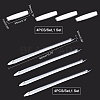 SUPERFINDINGS 2 Sets 2 Style Car Anti-collision Strip Sticker AJEW-FH0002-04-5