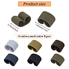 WADORN® 48Pcs 6 Colors Polyester Tactical Wide Strap Loop Keepers FIND-WR0008-15-2