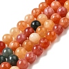 Dyed Natural Malaysia Jade Beads Strands G-G021-02B-21-1