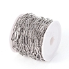 304 Stainless Steel Paperclip Chains CHS-CJC0001-03P-3