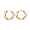 Ion Plating(IP) 304 Stainless Steel Huggie Hoop Earrings EJEW-F111-16mm-G-2