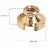 Wax Seal Brass Stamp Head AJEW-WH0209-593-7