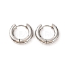Non-Tarnish 304 Stainless Steel Hoop Earrings for Women EJEW-F339-01P-01-1