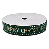Flat Christmas Theme Polyester Grosgrain Ribbon OCOR-YWC0001-01A-03-2