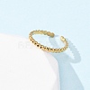 304 Stainless Steel Open Cuff Rings for Women RJEW-K309-11A-G-3