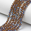 Electroplate Glass Beads Strands EGLA-A034-T6mm-I05-1