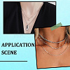 1 Roll Brass Paperclip Chains CHC-SC0001-06S-5