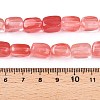 Cherry Quartz Glass Beads Strands G-T138-100-5