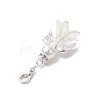 Wedding Season Angel Glass Pearl & Acrylic Pendant Decorations HJEW-JM01918-4