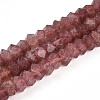 Natural Strawberry Quartz Beads Strands G-N347-09A-04-2