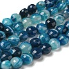 Natural Banded Agate Beads Strands G-K351-A11-02-1