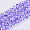 Baking Paint Glass Beads Strands EGLA-Q120-E-B01-1