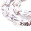 Natural Keshi Pearl Beads Strands PEAR-S020-B01-4