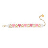 Glass Seed Beaded Bracelets for Women BJEW-MZ00213-4