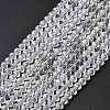 Transparent Glass Beads Strands GLAA-G125-01A-01-2