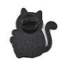 Funny Cat Drinking Fishbowl Enamel Pins JEWB-E044-02EB-03-2