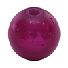 Spray Painted Acrylic Beads X-PB9280-4-1