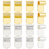 18Pcs 2 Styles Rack Plating Brass Glue-on Flat Pad Bails KK-AR0001-80A-1