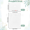 120Pcs Rectangle Paper Foldable Header Cards CDIS-WR0001-01A-2