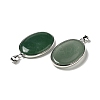Natural Green Aventurine Pendants G-M415-01P-09-2