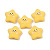 Opaque Resin Cabochons RESI-C012-30-1-1