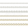  6m 6 Style Brass Rhinestone Strass Chains CHC-TA0001-04-1