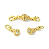 1Pc Alloy Crystal Rhinestone Magnetic Clasps LS-ALRI-YW0001-11G-1