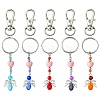Glass & Acrylic Pendant Keychain KEYC-FS0001-04-1