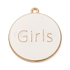 Alloy Enamel Pendants ENAM-M009-02C-01G-1