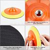 SUPERFINDINGS 2Pcs Plastic Flexible Edge Polishing Buffing Hook and Loop Backing Pad FIND-FH0004-46-4