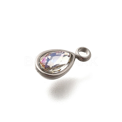 304 Stainless Steel Pendants STAS-Q346-04P-10-1