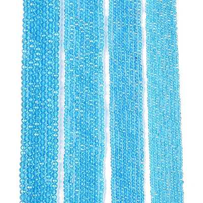 Electroplate Glass Beads Strands EGLA-A044-T6mm-A08-1