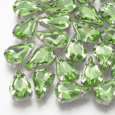 Sew on Rhinestone LS-RGLA-T035-8x13mm-19-1