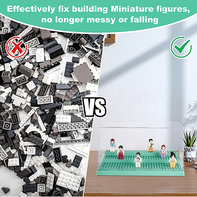 3-Tier Acrylic Minifigure Display Cases ODIS-WH0019-10B-1