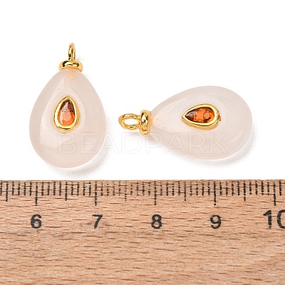 Natural Rose Quartz Pendants GG-CBAA798-01G-01-1