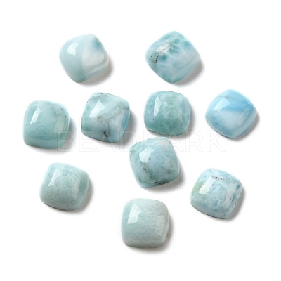 Natural Larimar Cabochons G-E616-04B-1