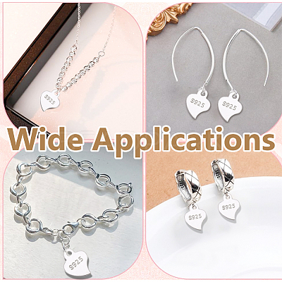 24Pcs 925 Sterling Silver Chain Extender Drop STER-HY0001-15-1