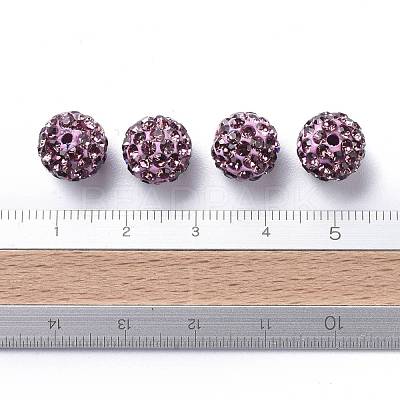 Pave Disco Ball Beads RB-H258-10MM-212-1