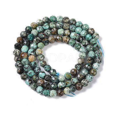 Natural African Turquoise(Jasper) Beads Strands G-N342-29B-1