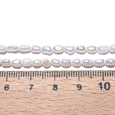 Natural Cultured Freshwater Pearl Beads Strands PEAR-N014-03F-01-1