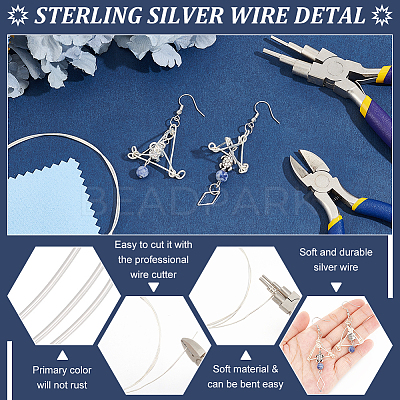 1M Sterling Silver Wire STER-BC0001-94C-1