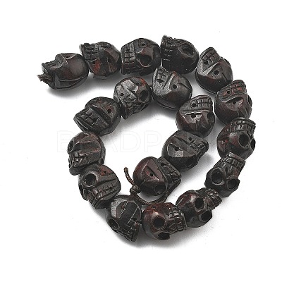 Carved Wood Beads WOOD-Q060-02A-1