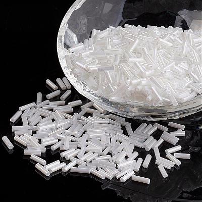 Glass Bugle Beads SEED-E001-6mm-121#-1