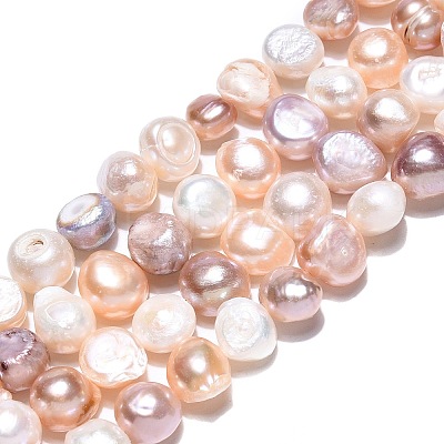 Natural Cultured Freshwater Pearl Beads Strands PEAR-N014-08E-01-1