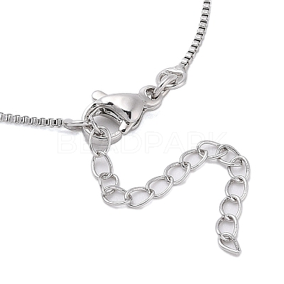 Rack Plating Natural Paua Shell Pendants Necklace NJEW-B104-01I-01P-1