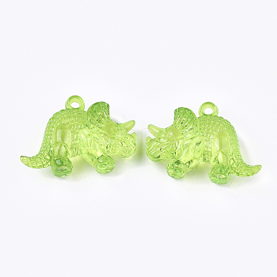 Transparent Acrylic Pendants X-TACR-S133-112-1