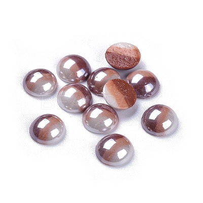 Opaque Glass Cabochons GGLA-S038-12I-8mm-1