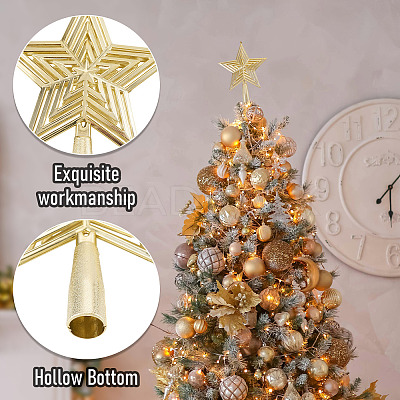 2Pcs 2 Colors Christmas Plastic Big Pendants KY-TA0001-68-1