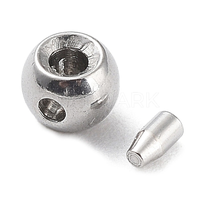 Non-Tarnish 304 Stainless Steel Bead Tips STAS-K268-01B-P-1