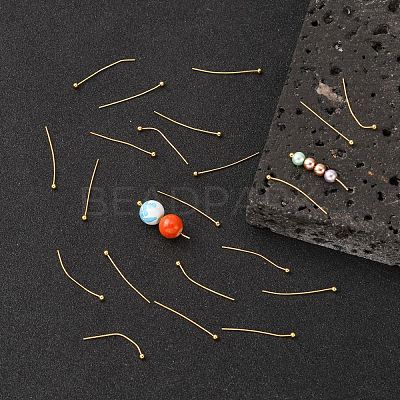 Brass Ball Head pins X-KK-R020-06G-1